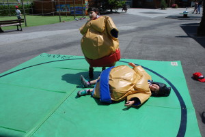Sumo Wrestling is hard work!