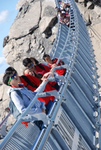 Camp Suisse Session 2 2016; Glacier 3000; Sky Bridge