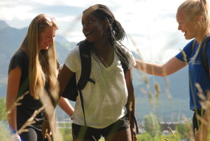 Green Group; Camp Suisse Session 1 2016; outdoor rock climbing