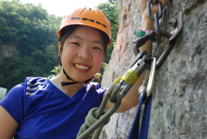 Green and Yellow Groups; Camp Suisse Session 1 2016; outdoor rock climbing