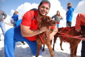 Camp Suisse Session 3 2016; Glacier 3000; Dog sledding